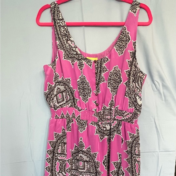 100% silk dress - size Large - lined to the knee - Picture 1 of 11